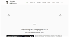 Desktop Screenshot of boomerpuppies.com