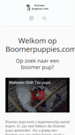 Mobile Screenshot of boomerpuppies.com